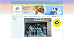 Desktop Screenshot of cliniqueveterinairejouffroy.com